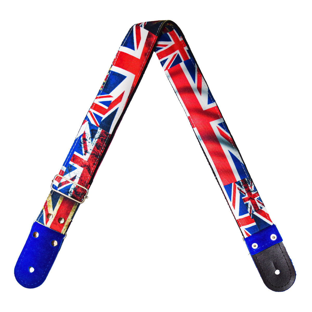 STRAP GUITARRA/BAJO - DISEÑO IMPRESO - BANDERA INGLATERRA