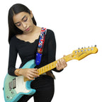 STRAP GUITARRA/BAJO - DISEÑO IMPRESO - BANDERA INGLATERRA
