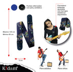 STRAP GUITARRA/BAJO - DISEÑO IMPRESO - STRAP BÚHO