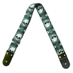 STRAP GUITARRA/BAJO - DISEÑO IMPRESO - CALAVERA VERDE