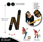 STRAP GUITARRA/BAJO - DISEÑO IMPRESO - STRAP CARRILLERA