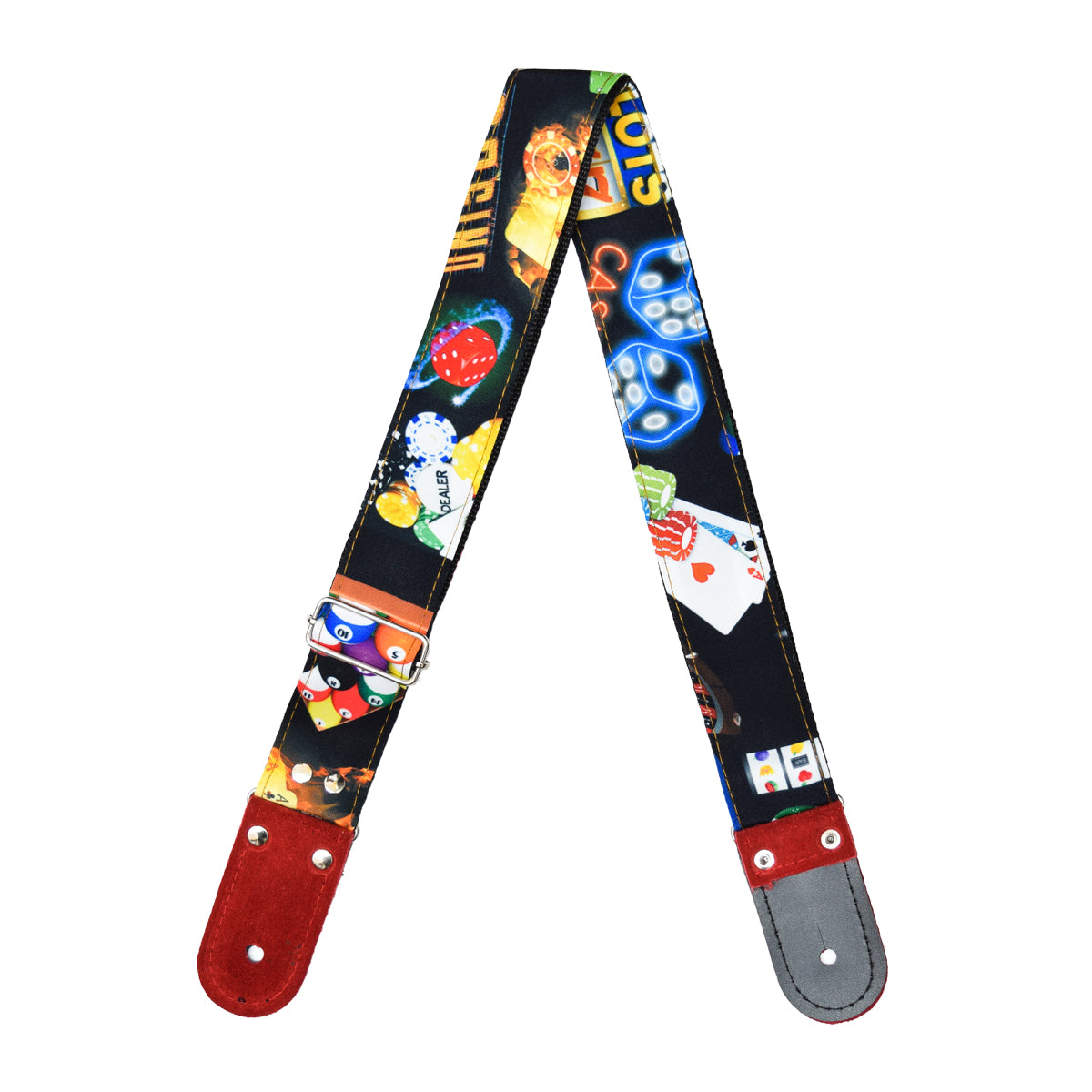 STRAP GUITARRA/BAJO - DISEÑO IMPRESO - STRAP CASINO