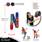 STRAP GUITARRA/BAJO - DISEÑO IMPRESO - STRAP CHAKRAS