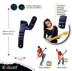 STRAP GUITARRA/BAJO - AZUL MARINO