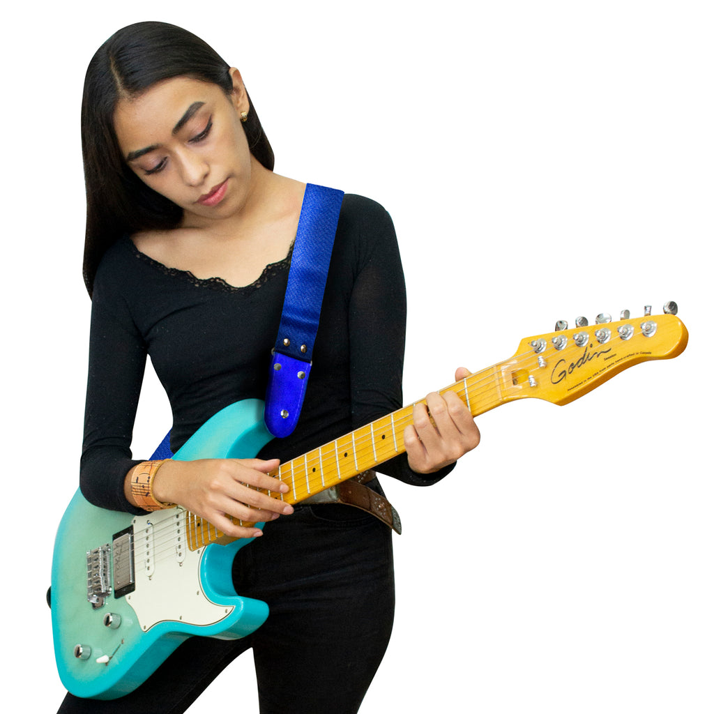 STRAP GUITARRA/BAJO - AZUL REY
