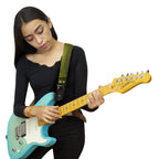 STRAP GUITARRA/BAJO - VERDE MILITAR