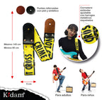 STRAP GUITARRA/BAJO - DISEÑO IMPRESO - STRAP CRIME