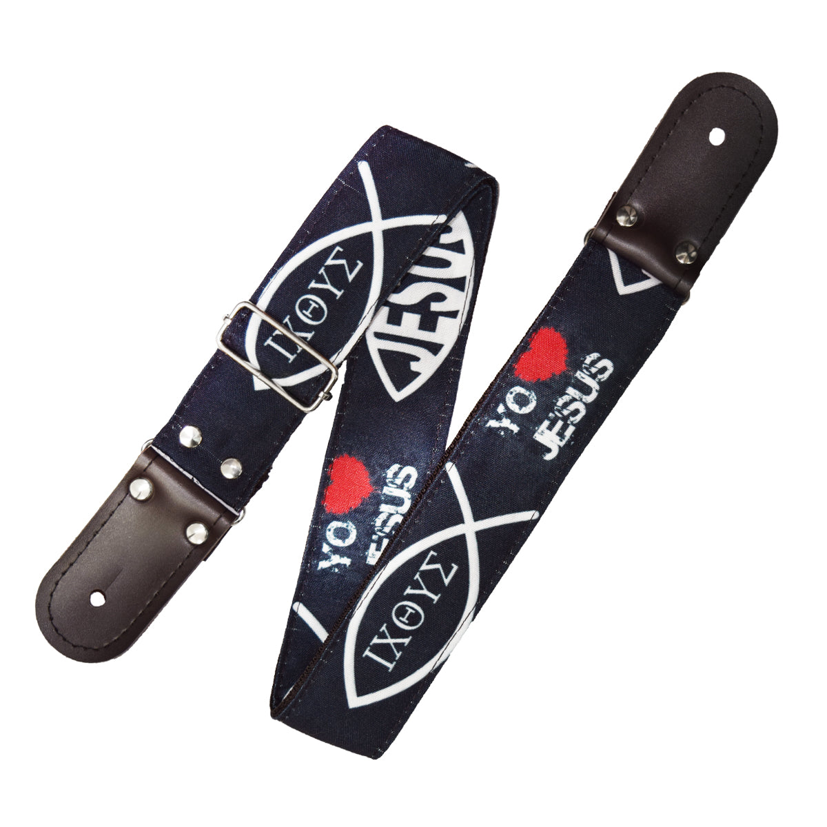 STRAP GUITARRA/BAJO - DISEÑO IMPRESO - STRAP CRISTIANO