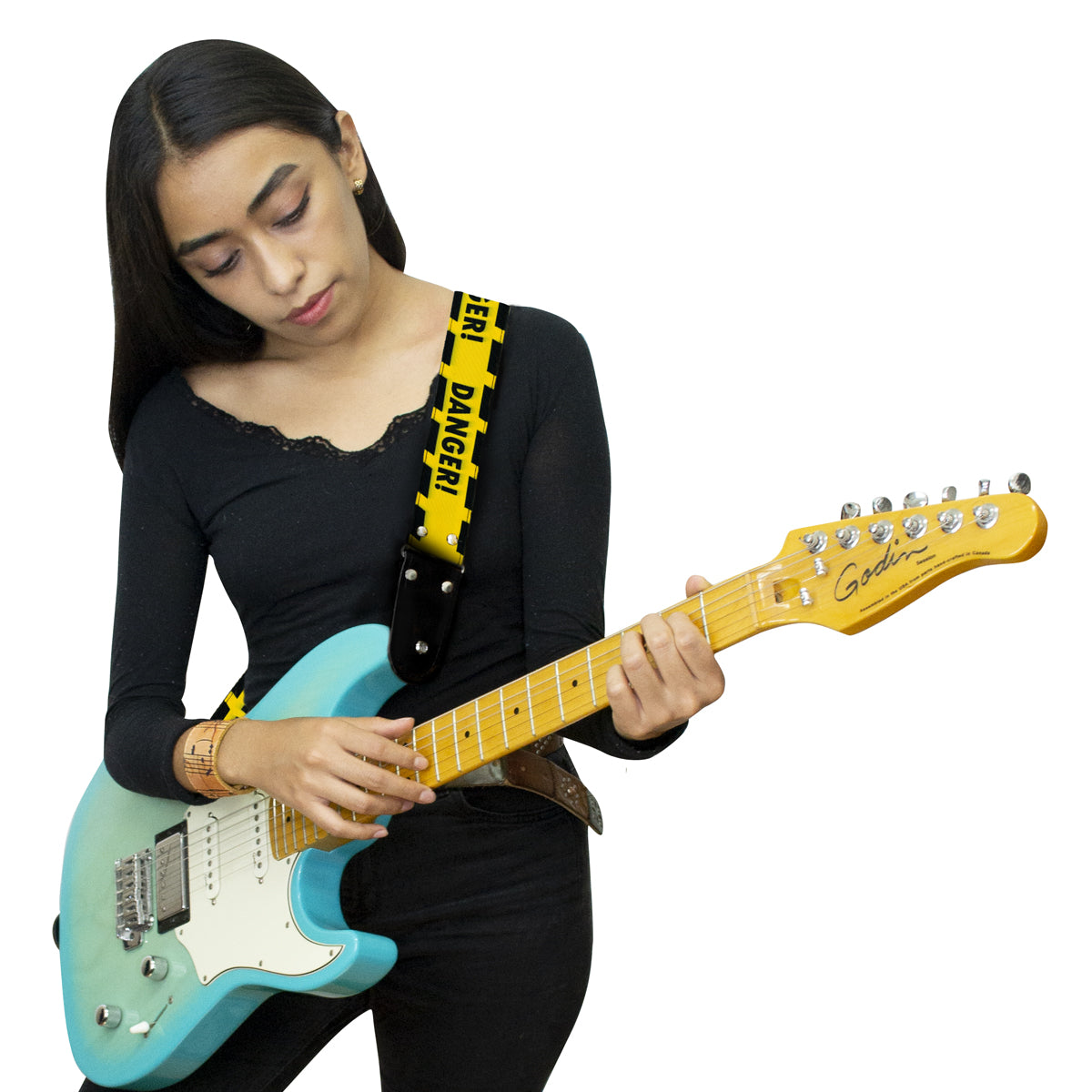 STRAP GUITARRA/BAJO - DISEÑO IMPRESO - STRAP DANGER