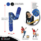 STRAP GUITARRA/BAJO - DISEÑO IMPRESO - STRAP DRAGÓN CIELO