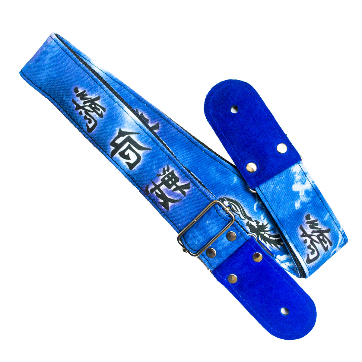 STRAP GUITARRA/BAJO - DISEÑO IMPRESO - STRAP DRAGÓN CIELO