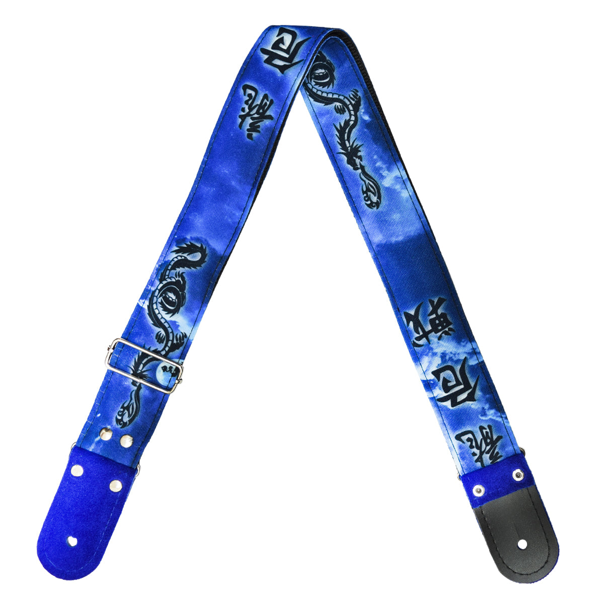 STRAP GUITARRA/BAJO - DISEÑO IMPRESO - STRAP DRAGÓN CIELO