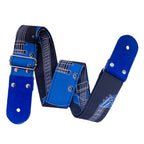 STRAP GUITARRA/BAJO - DISEÑO IMPRESO - STRAP GUITARRA AZUL