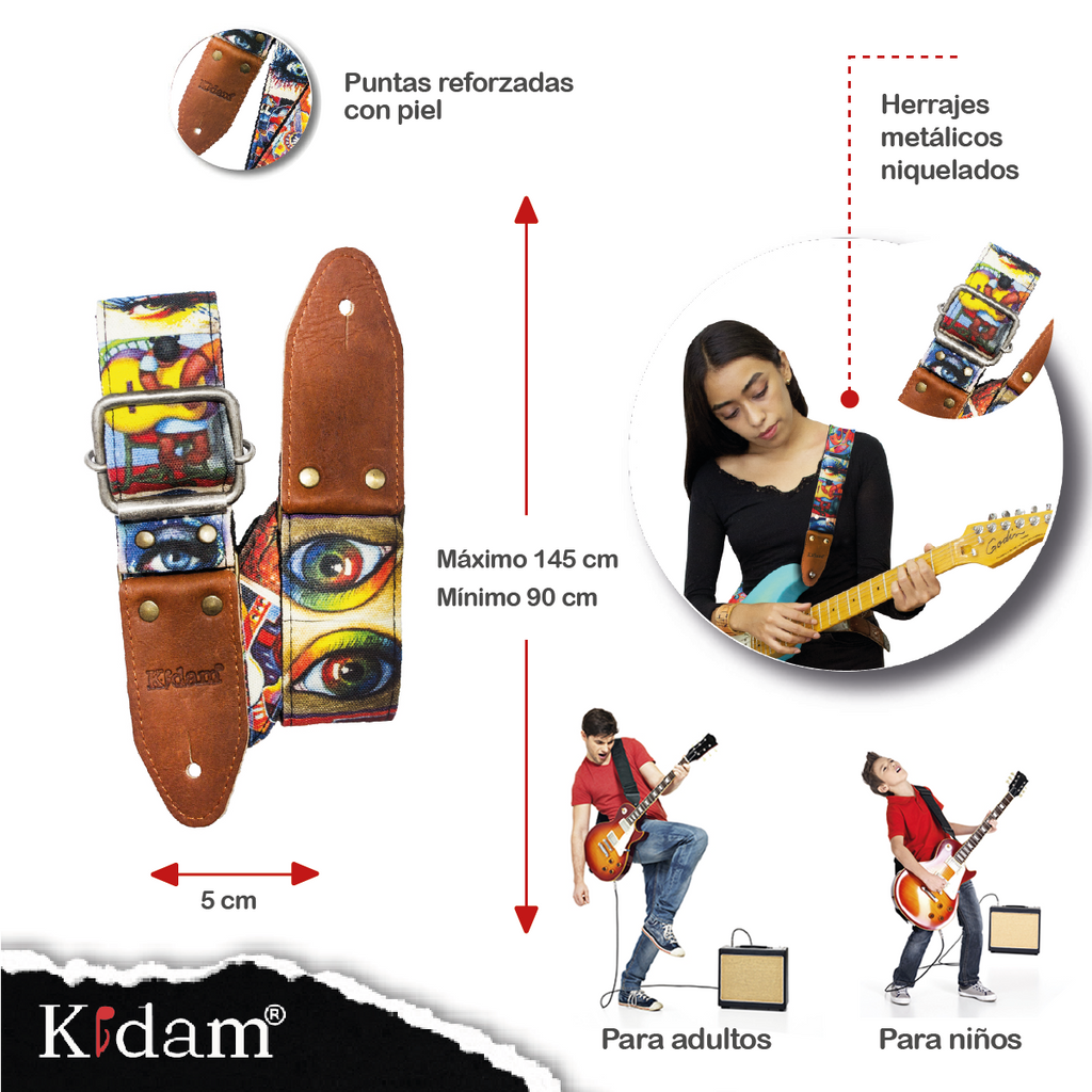 STRAP GUITARRA/BAJO - GUITARRÓN