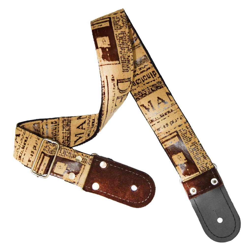 STRAP GUITARRA/BAJO - DISEÑO IMPRESO - STRAP LETRAS A MANO