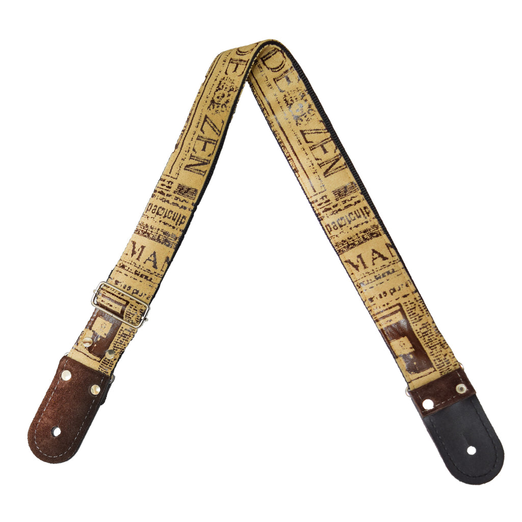 STRAP GUITARRA/BAJO - DISEÑO IMPRESO - STRAP LETRAS A MANO