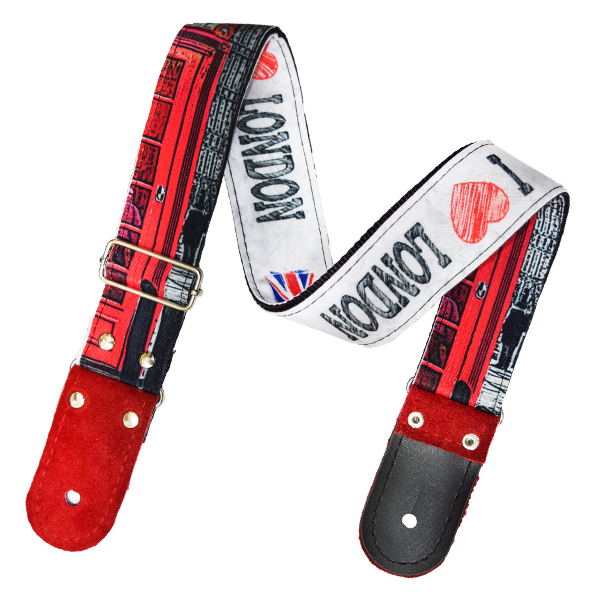 STRAP GUITARRA/BAJO - DISEÑO IMPRESO - STRAP LONDRES