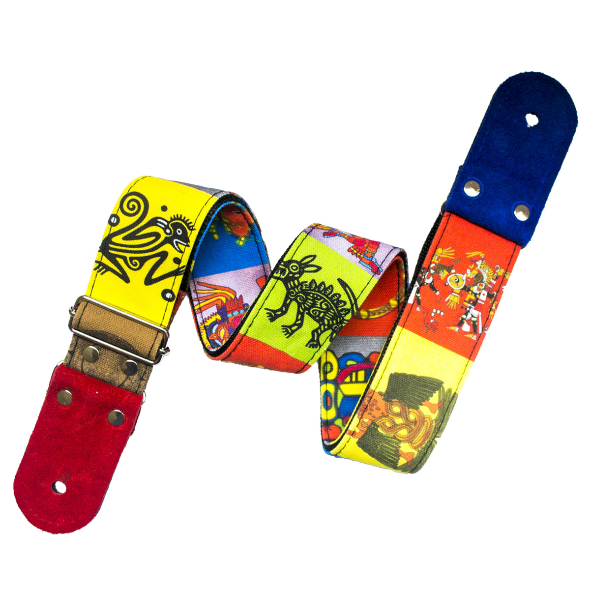 STRAP GUITARRA/BAJO - DISEÑO IMPRESO - STRAP MAYA