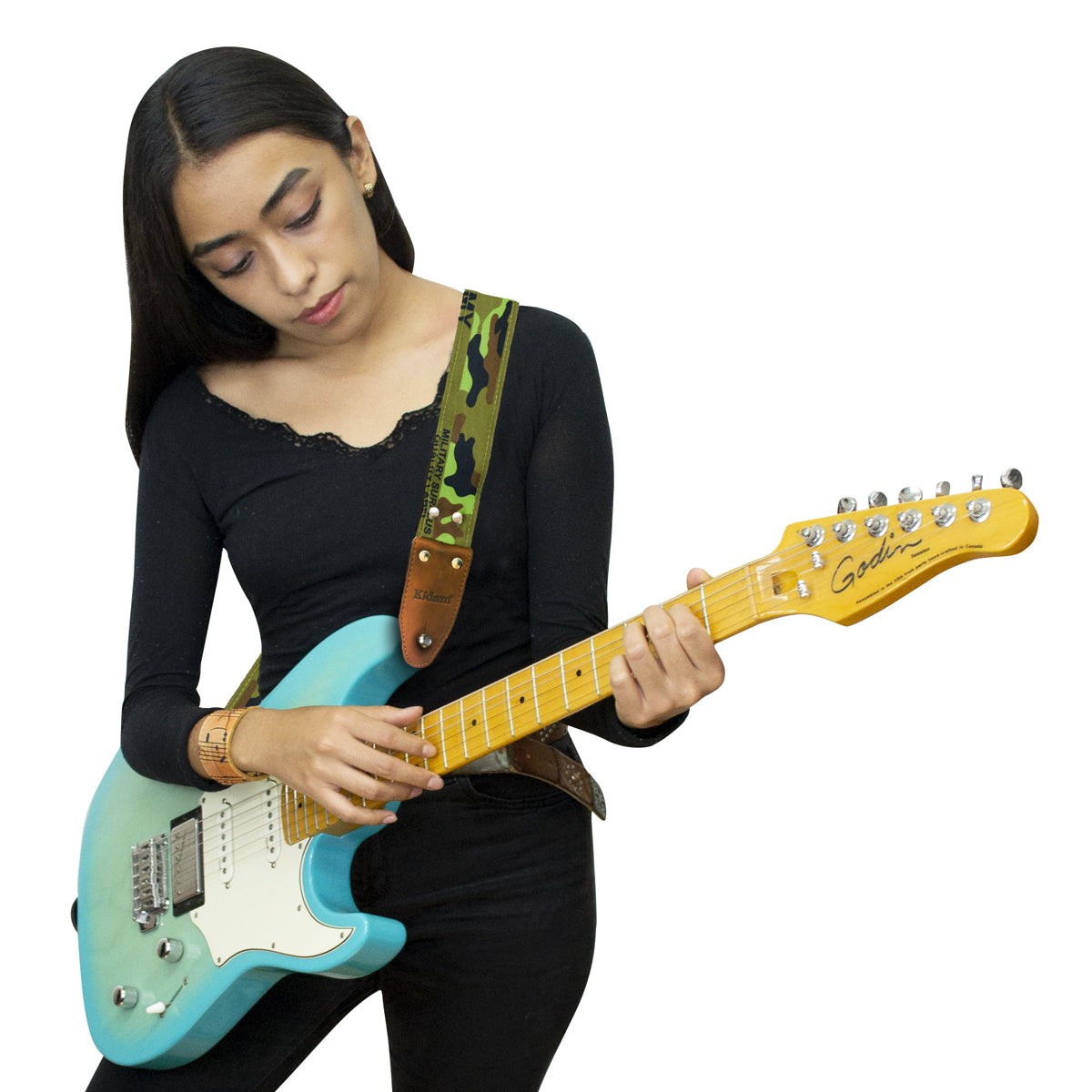 STRAP GUITARRA/BAJO - MILITAR