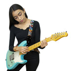 STRAP GUITARRA/BAJO - DISEÑO IMPRESO - STRAP NUEVA YORK COLLAGE