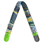STRAP GUITARRA/BAJO - DISEÑO IMPRESO - STRAP NUEVA YORK DIBUJO