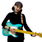 STRAP GUITARRA/BAJO - DISEÑO IMPRESO - STRAP PARTITURA RETRO