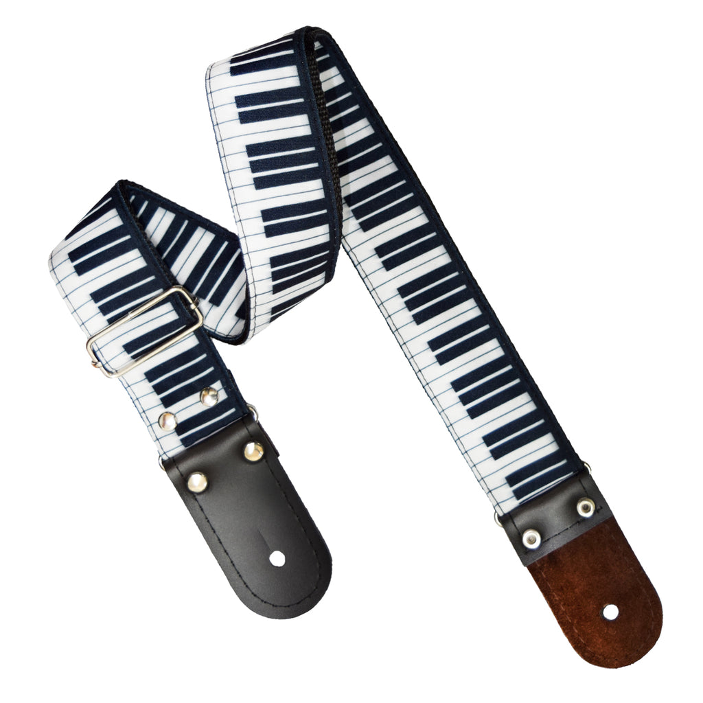 STRAP GUITARRA/BAJO - DISEÑO IMPRESO - STRAP PIANO