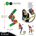 STRAP GUITARRA/BAJO - DISEÑO IMPRESO - STRAP PIRAMIDES