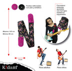 STRAP GUITARRA/BAJO - DISEÑO IMPRESO - STRAP QUETZAL