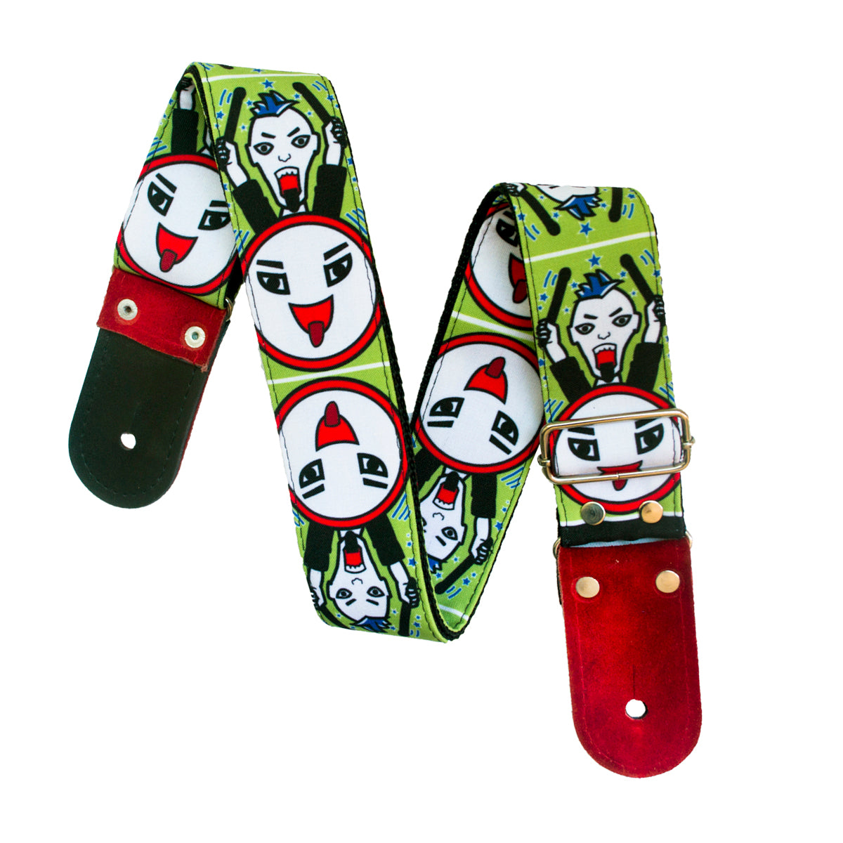 STRAP GUITARRA/BAJO - DISEÑO IMPRESO - STRAP TAM TAM LOCO