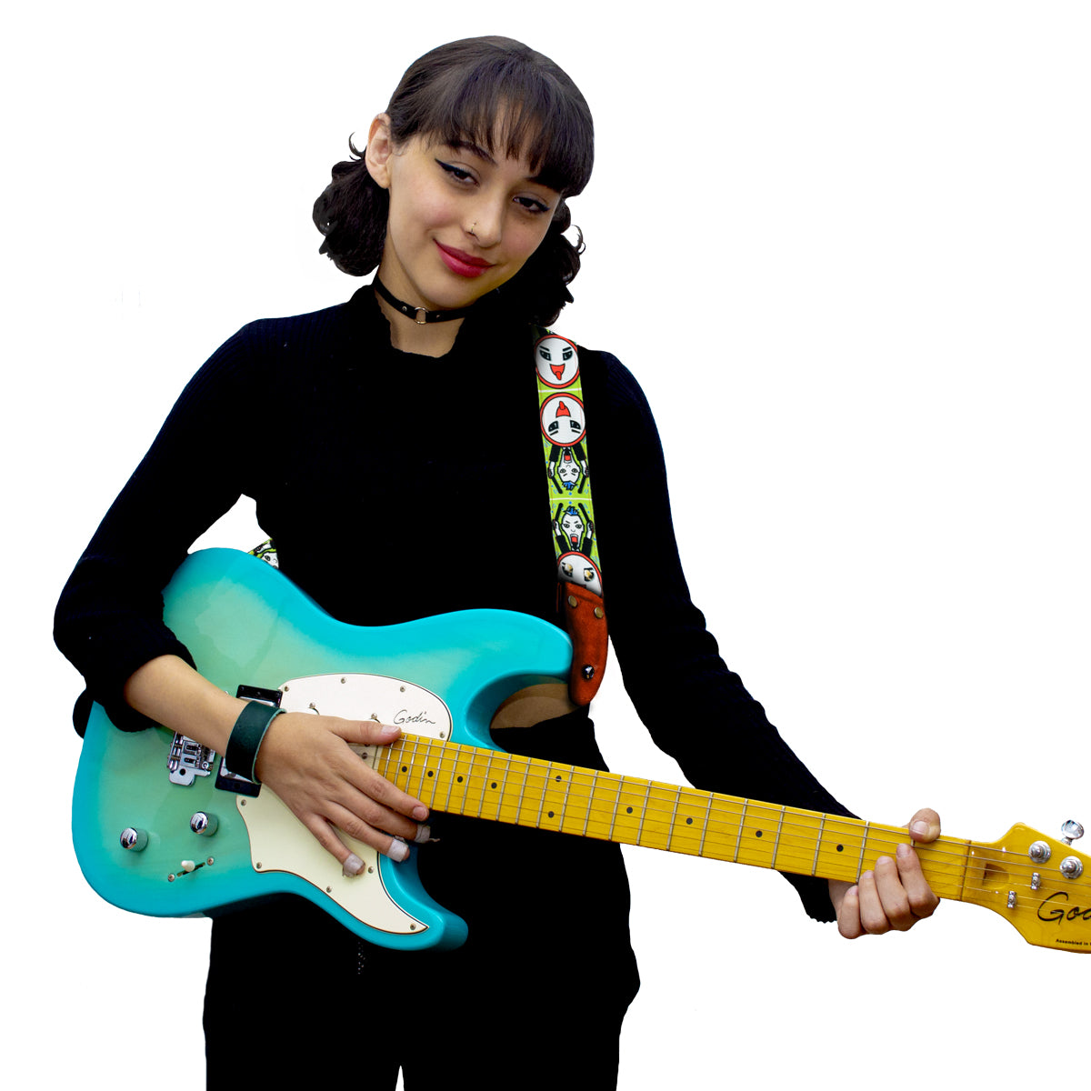 STRAP GUITARRA/BAJO - DISEÑO IMPRESO - STRAP TAM TAM LOCO