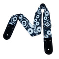 STRAP GUITARRA/BAJO - DISEÑO IMPRESO - STRAP TUERCAS NEGRO