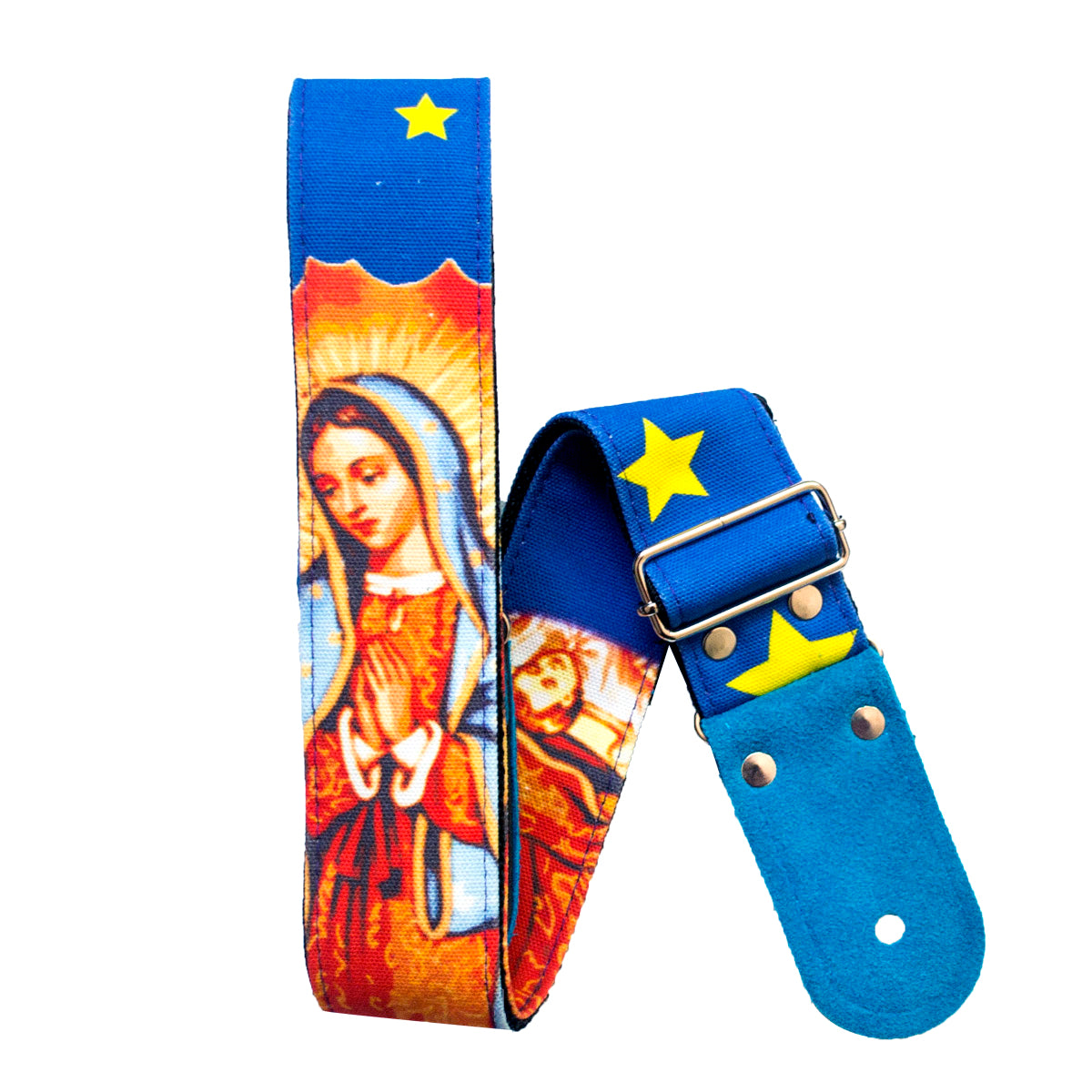 STRAP GUITARRA/BAJO - DISEÑO IMPRESO - STRAP VIRGEN