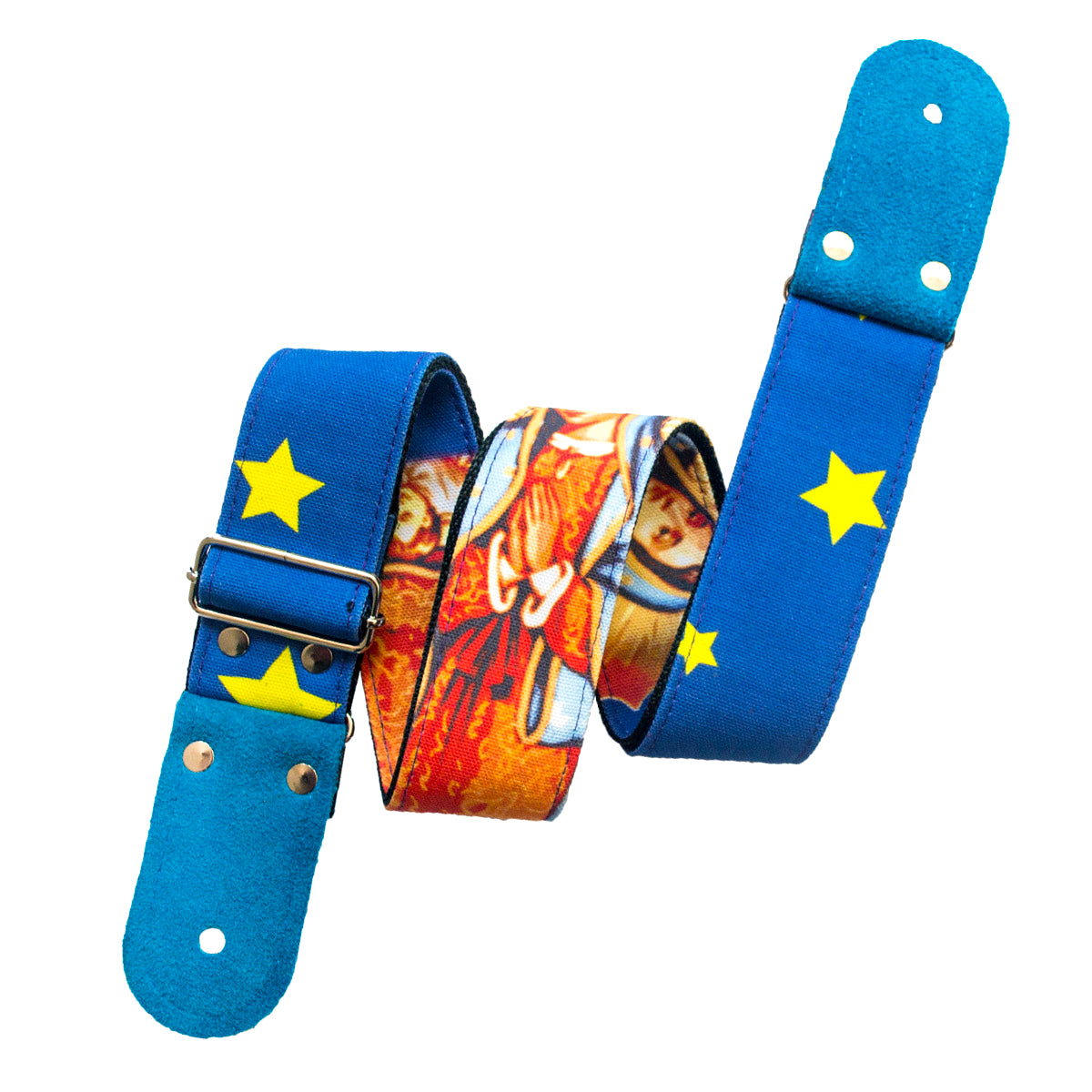 STRAP GUITARRA/BAJO - DISEÑO IMPRESO - STRAP VIRGEN