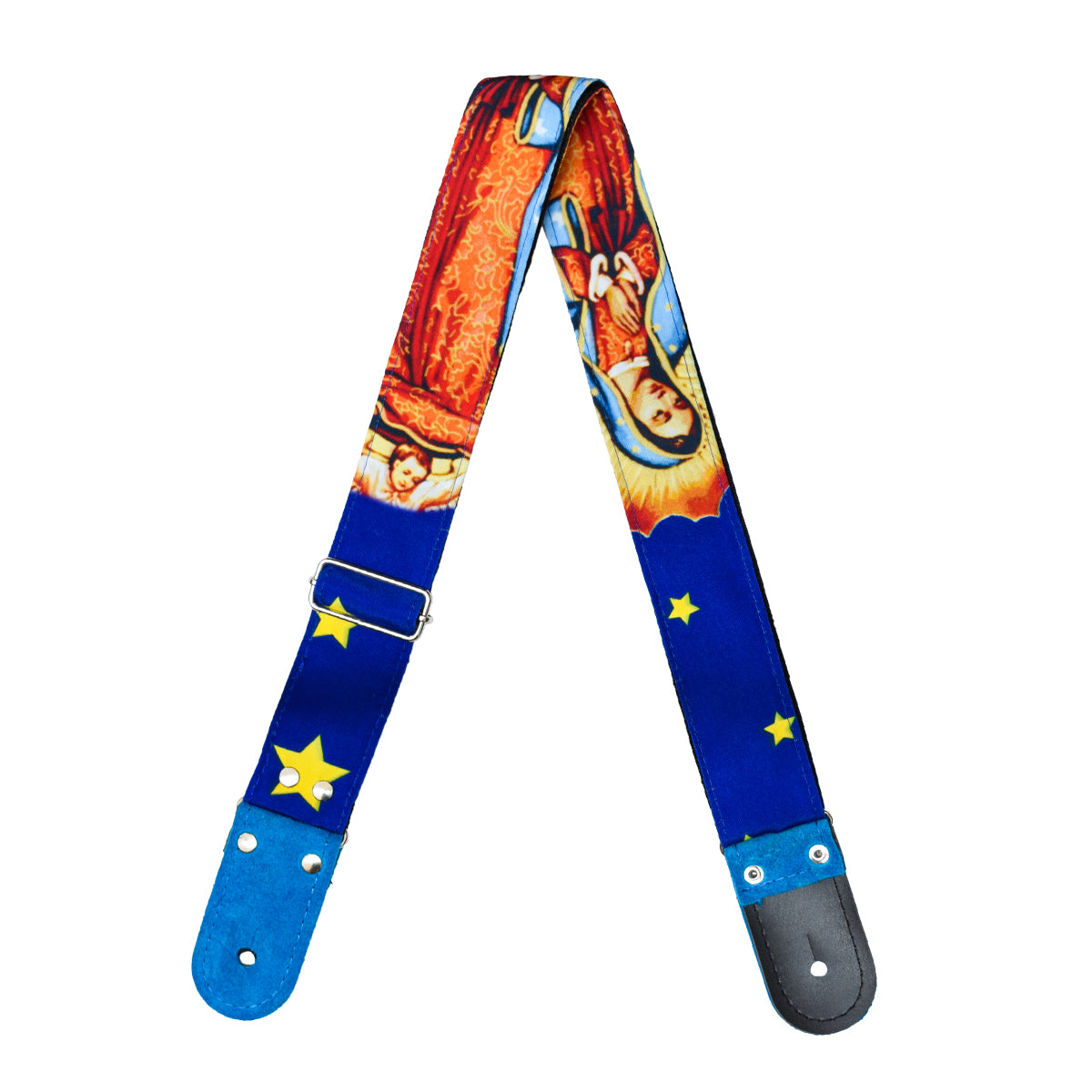 STRAP GUITARRA/BAJO - DISEÑO IMPRESO - STRAP VIRGEN