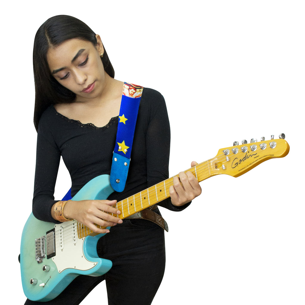 STRAP GUITARRA/BAJO - DISEÑO IMPRESO - STRAP VIRGEN