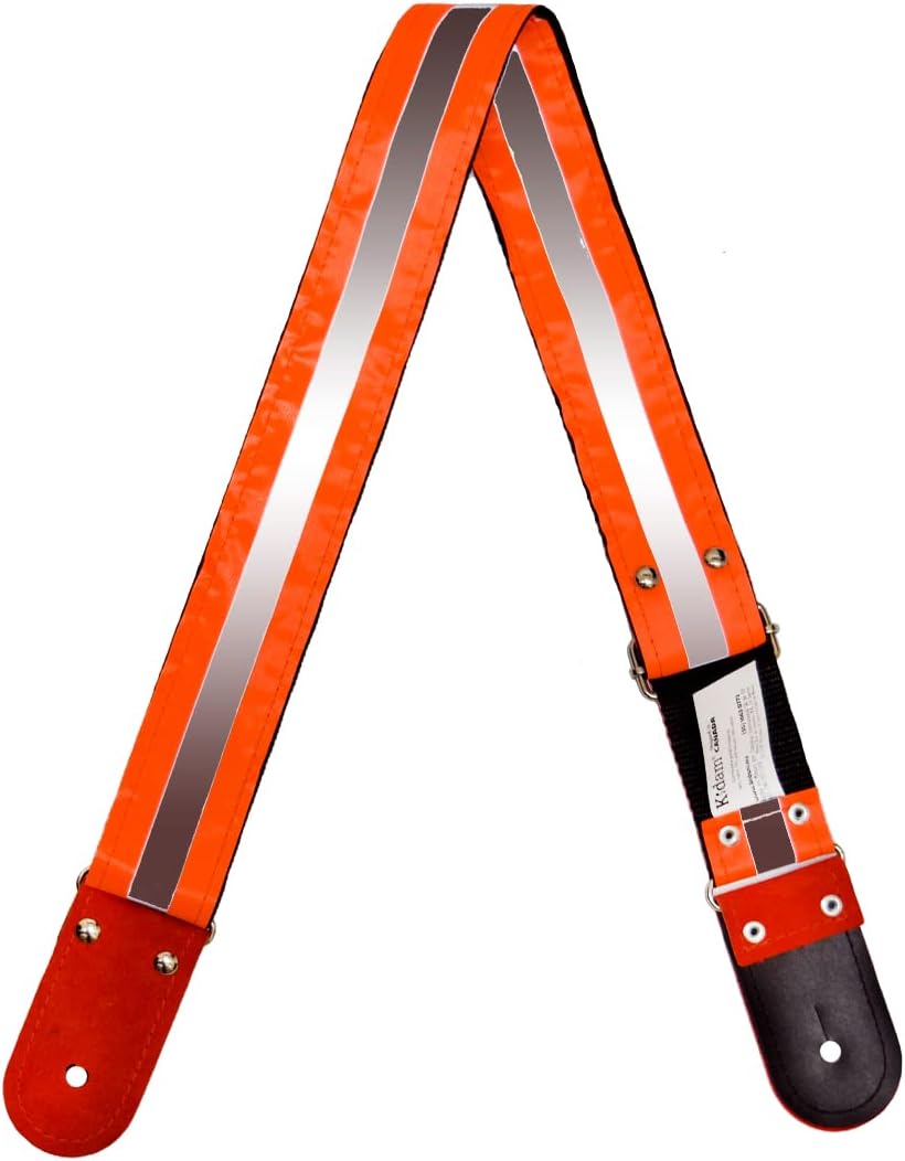 STRAP GUITARRA/BAJO - NEON NARANJA