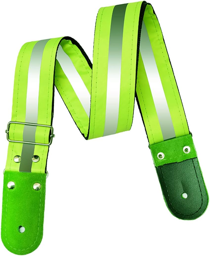 STRAP GUITARRA/BAJO - NEON VERDE