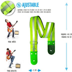 STRAP GUITARRA/BAJO - NEON VERDE