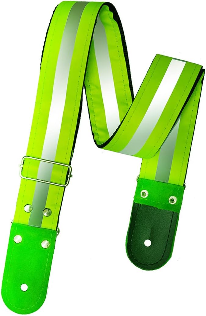 STRAP GUITARRA/BAJO - NEON VERDE