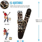 STRAP GUITARRA/BAJO - LEOPARDO
