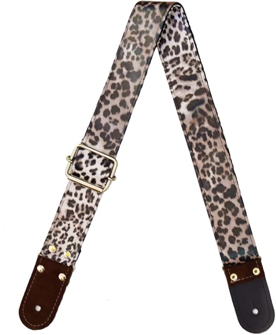 STRAP GUITARRA/BAJO - LEOPARDO
