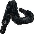 STRAP GUITARRA/BAJO - PELUCHE NEGRO