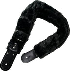 STRAP GUITARRA/BAJO - PELUCHE NEGRO