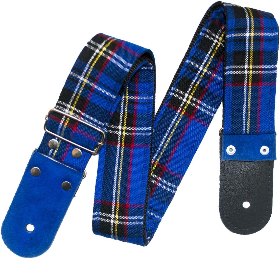 STRAP GUITARRA/BAJO - ESCOCES AZUL