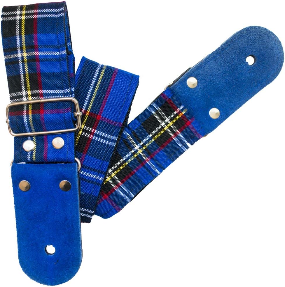 STRAP GUITARRA/BAJO - ESCOCES AZUL