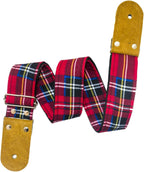 STRAP GUITARRA/BAJO - ESCOCES ROJO