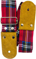 STRAP GUITARRA/BAJO - ESCOCES ROJO