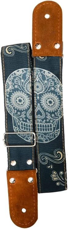 STRAP GUITARRA/BAJO - CALAVERA MEXICANA