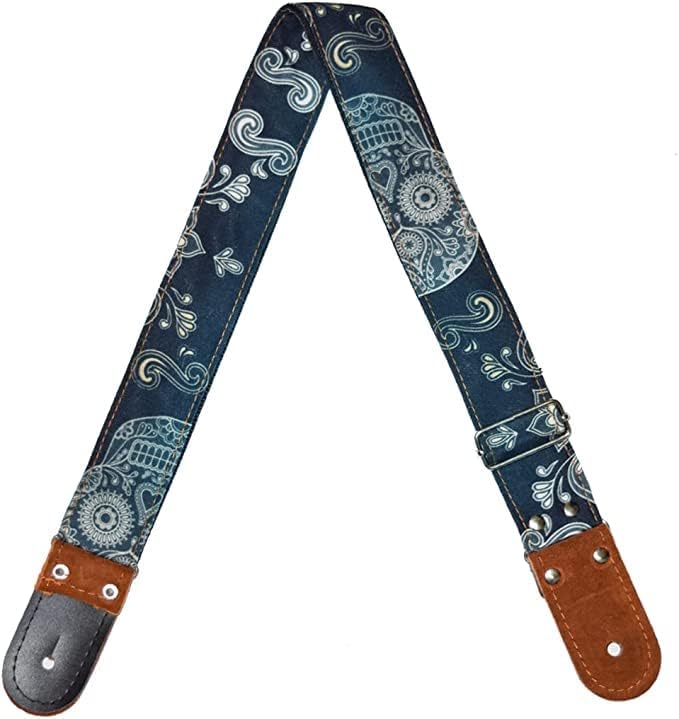 STRAP GUITARRA/BAJO - CALAVERA MEXICANA